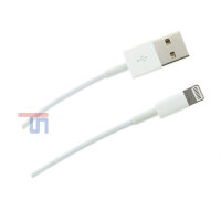 Lightning zu USB Kabel, MFI Lizenz,1M, weiß