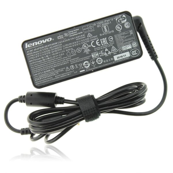 Netzteil Original Lenovo 45 Watt, 20 Volt, 2,25 Ampere, Stecker: 11,0 mm x 3,0 mm rechteckig - Gebraucht